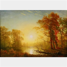 SUNRISE by Albert Bierstadt